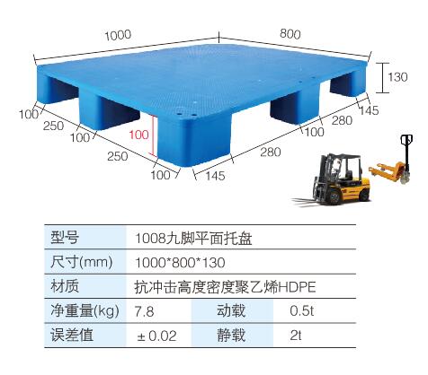 1008九脚平面托盘